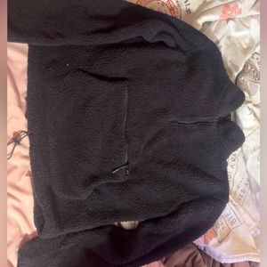 No Boundaries Black Fluffy Jacket